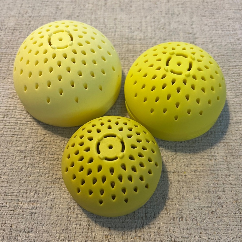 Siftr Silicone Colander Strainer Set Yellow Can Drainer Kitchen Tool 3‎ Pack